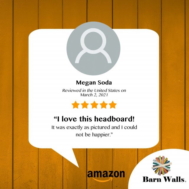 Making you happy is one of our biggest goals! 🥰 Thanks Megan! 🙌 #amazon #amazonprime #amazonfinds #amazondeals #amazonreviewer #amazonseller #amazonreview #amazonreviews #amazonus #amazonusa #amazonproduct #founditonamazon #amazonshopping #amazonreviewers #amazonproducts #amazondeal #barnwalls #headboards #rusticdecor #rusticfurniture #customerlove #customerexperience #greatservice #customerappreciation #customersfirst #customersatisfaction